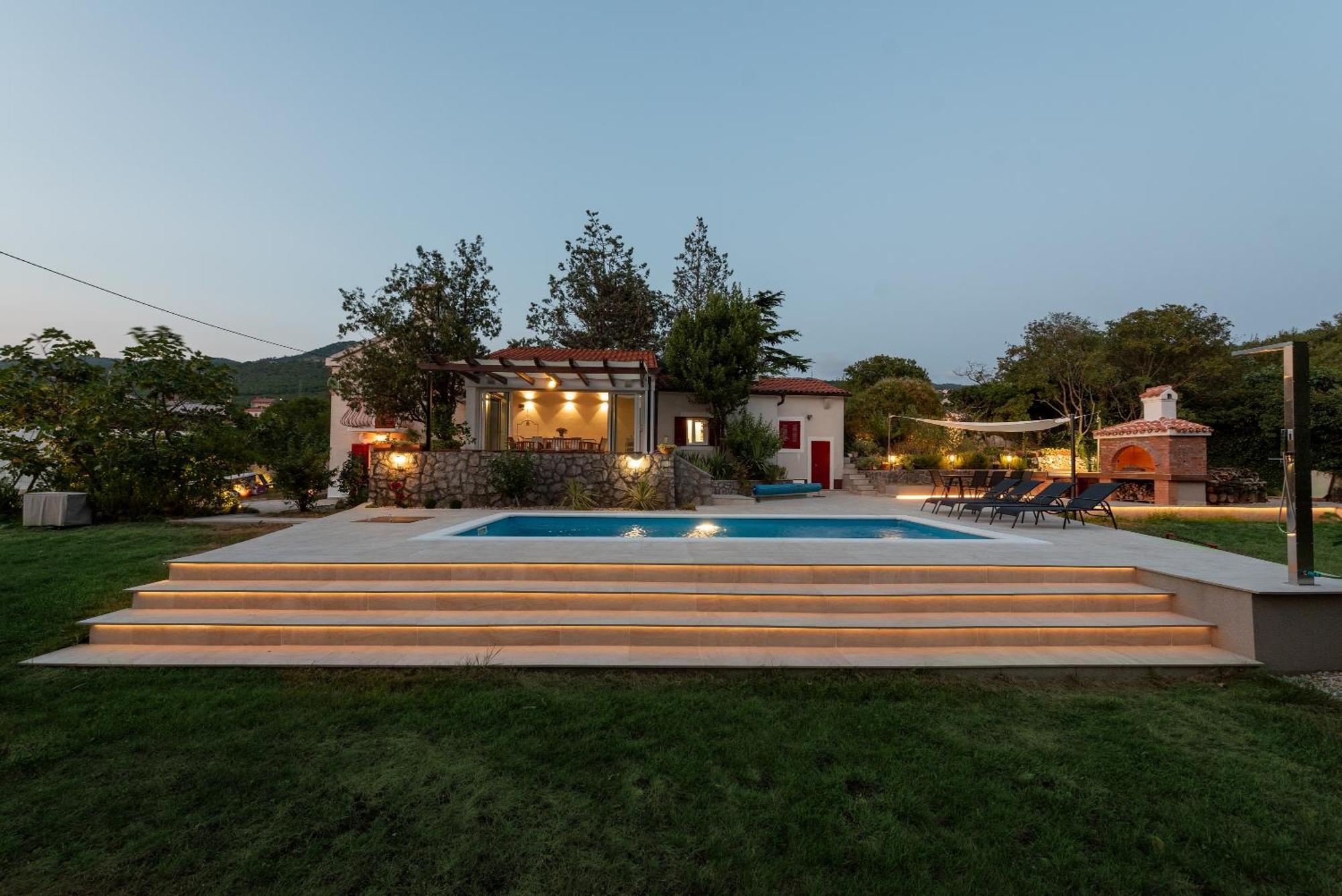 Garden Villa Hreljin Екстериор снимка