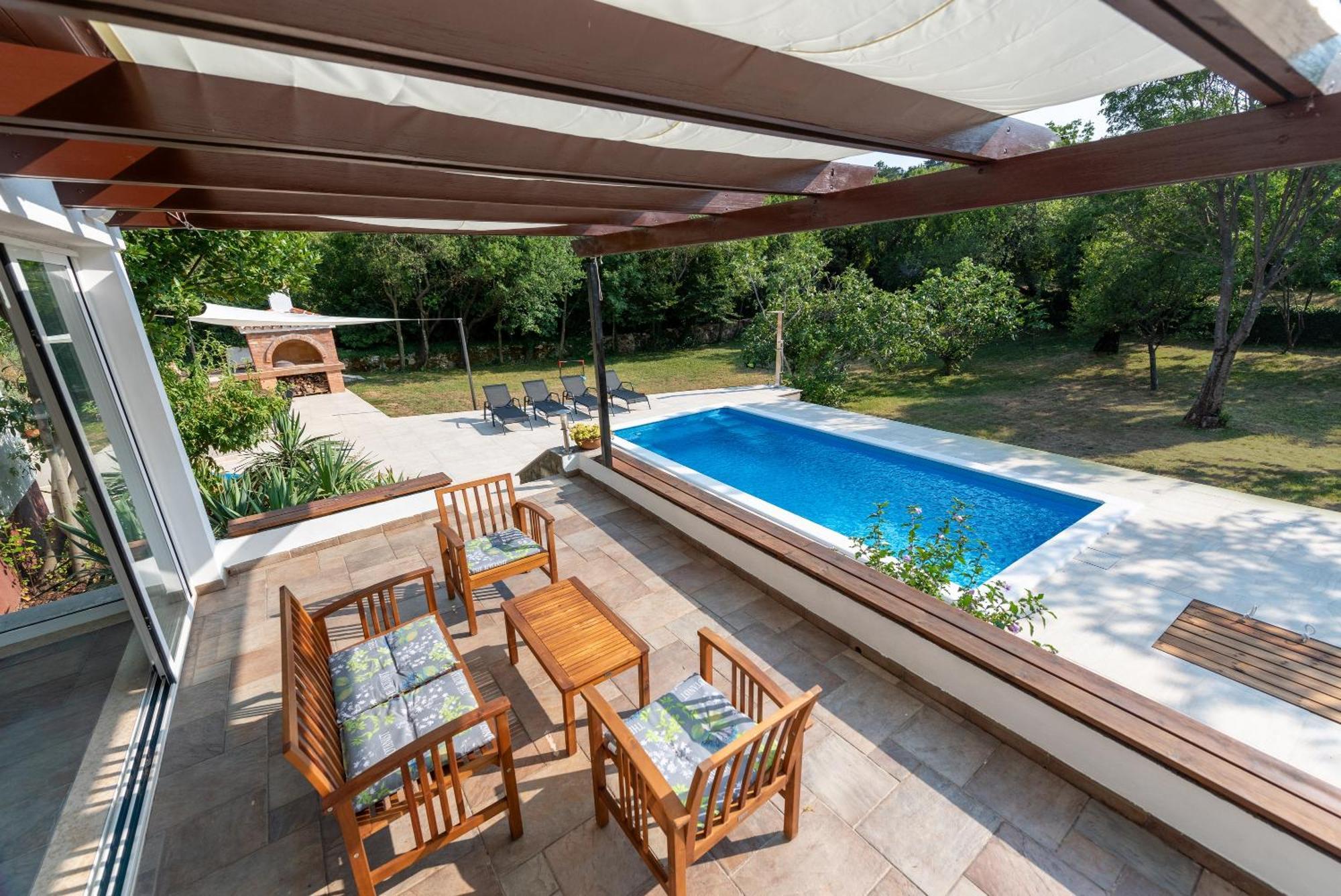 Garden Villa Hreljin Екстериор снимка